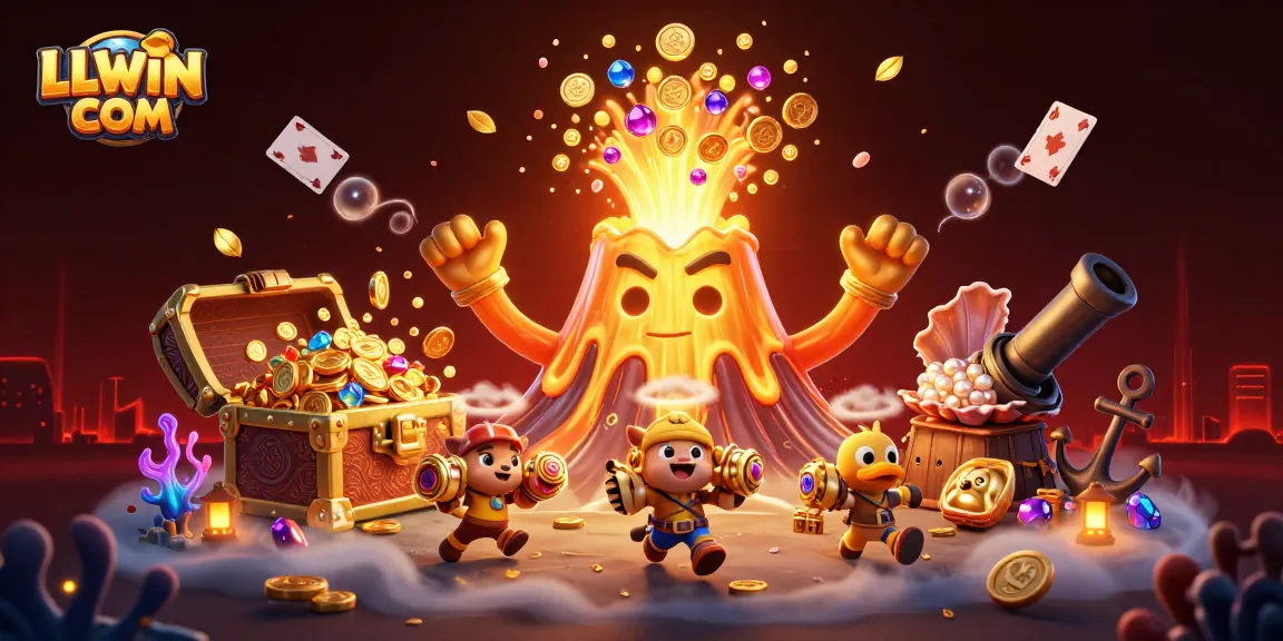 Experience thrilling gameplay at LLWIN COM with vibrant treasures and action-packed scenes