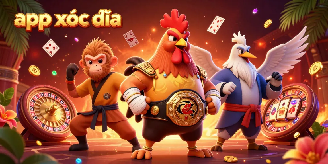 Engage in thrilling app xóc đĩa action with dynamic casino elements in an impressive 3D scene.