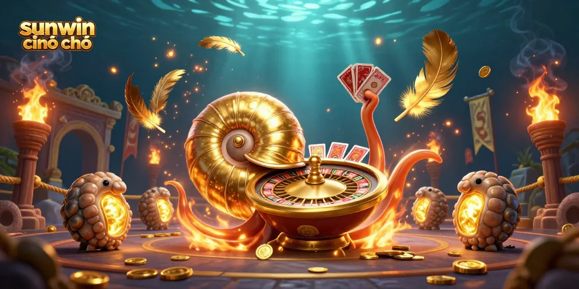Win big with sunwin chính chủ in this vibrant 3D casino illustration, showcasing games and excitement.